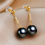 Boucle d’oreille Perle Noire - vue 5