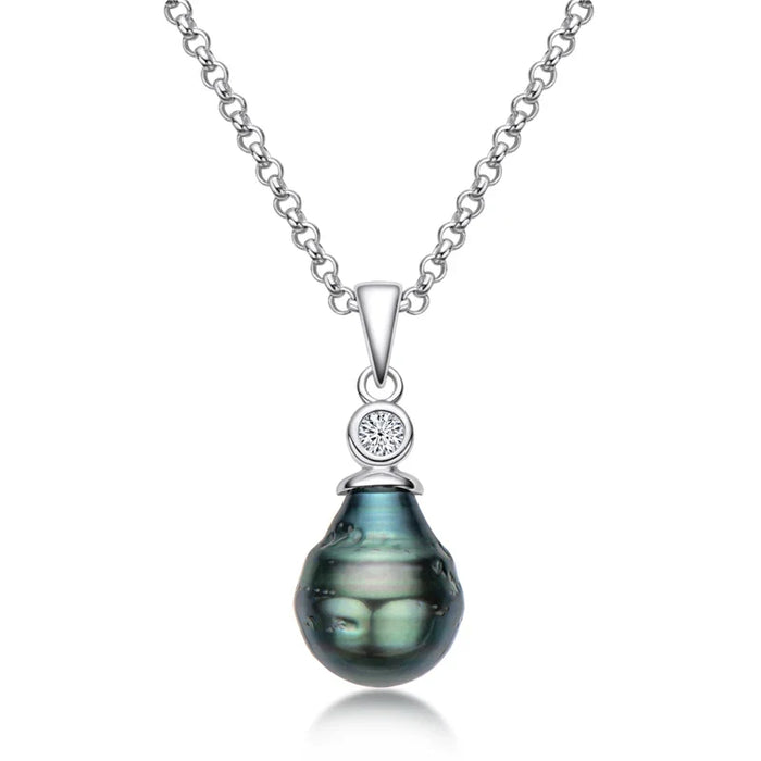 Pendentif Perle de Tahiti pas Cher - vue 1