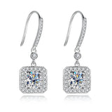 Boucle d’oreille Diamant Carre - vue 1