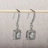 Boucle d’oreille Diamant Carre - vue 4