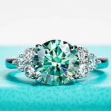 Bague de Fiançailles Emeraude - vue 6